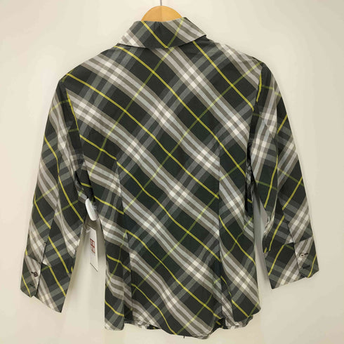 バーバリーロンドン BURBERRY LONDON スモークドチェック L/S レギュラー カラー シャツ レディース EUR:42