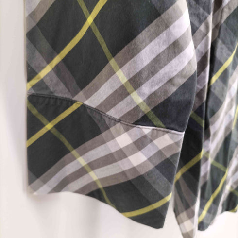 バーバリーロンドン BURBERRY LONDON スモークドチェック L/S レギュラー カラー シャツ レディース EUR:42