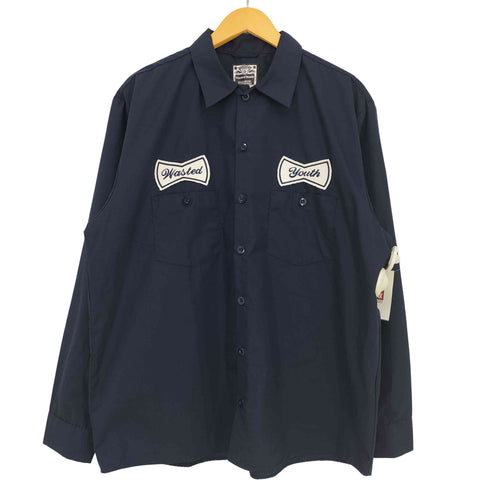 ウェイステッドユース WASTED YOUTH WORK SHIRT メンズ JPN:XL