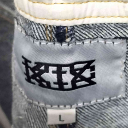 KTZ ケミカルウォッシュデニムオーバーオール メンズ L