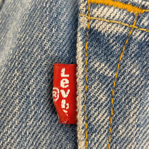 リーバイス Levis 4032刻印 501 ブリーチ加工 ボタンフライデニムパンツ メンズ 33×34