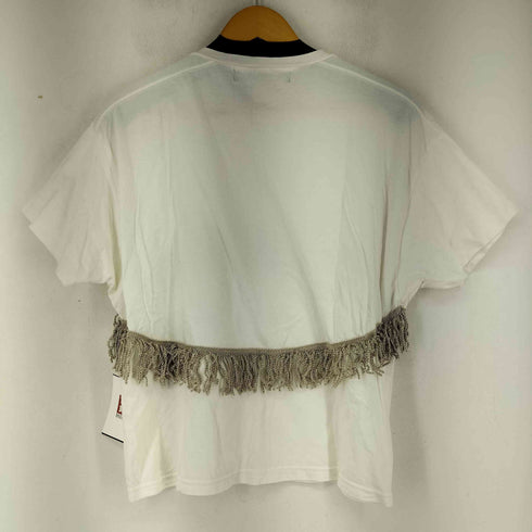 メルシーボークー mercibeaucoup フリンジデザイン S/S Tシャツ レディース