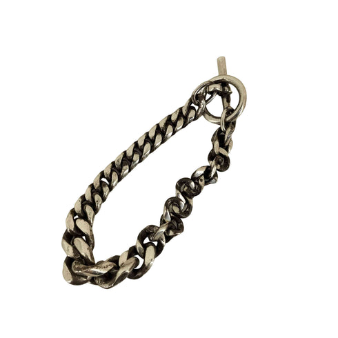 LAVER MIX CURB CHAIN T BAR BR メンズ