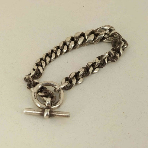 LAVER MIX CURB CHAIN T BAR BR メンズ