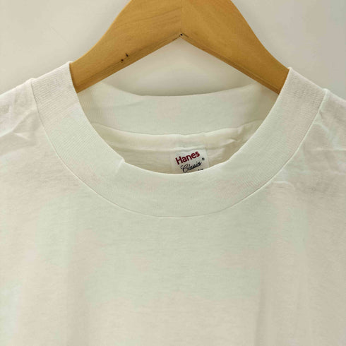 ヘインズ Hanes MADE IN USA シングルステッチ無地Tシャツ メンズ import:L