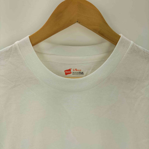 ヘインズ Hanes MADE IN USA シングルステッチ無地Tシャツ メンズ import:L