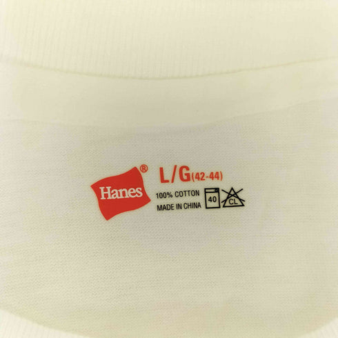 ヘインズ Hanes MADE IN USA シングルステッチ無地Tシャツ メンズ import:L