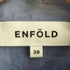 エンフォルド ENFOLD ニットドッキング アシンメトリーテールカット シャツ レディース 38