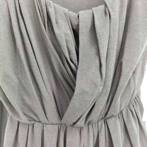 ウィークエンドマックスマーラ Weekend Max Mara ギャザーサマードレス ノースリーブワンピース レディース M