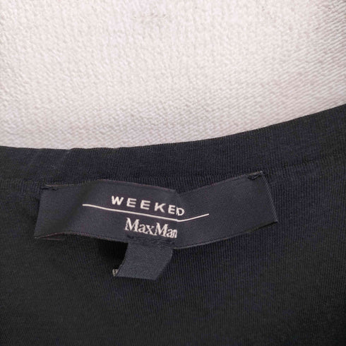 ウィークエンドマックスマーラ Weekend Max Mara ギャザーサマードレス ノースリーブワンピース レディース M