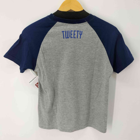 S/S キャラクタープリントラグランクルーネックTシャツ レディース import:M