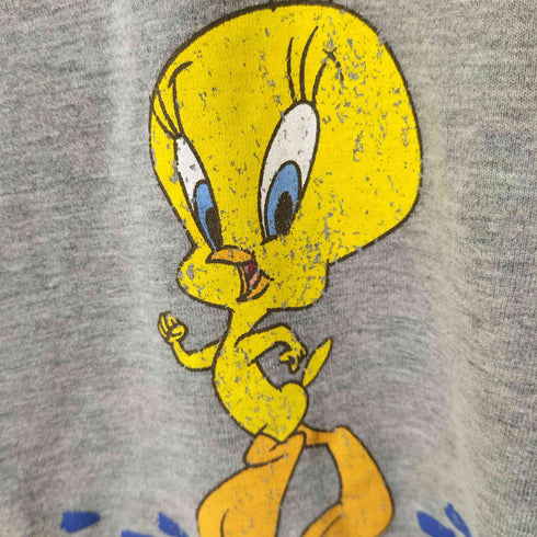 S/S キャラクタープリントラグランクルーネックTシャツ レディース import:M