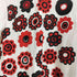 ブラックコムデギャルソン BLACK COMME des GARCONS AD2015 両面花プリント クルーネックカットソー メンズ JPN:M