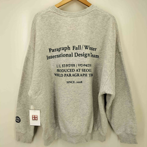 パラグラフ PARAGRAPH BIG ISSUE COLLECTION SWEAT メンズ