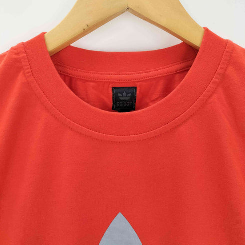 アディダスオリジナルス adidas Originals 00s 黒タグ 両面トレフォイルロゴ ラバープリント クルーネック Tシャツ メンズ JPN:L
