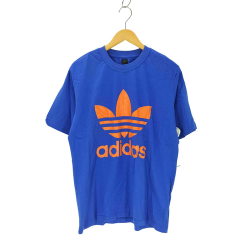 アディダスオリジナルス adidas Originals 00s 黒タグ 両面トレフォイルロゴ ラバープリント クルーネック Tシャツ メンズ JPN:L