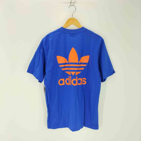 アディダスオリジナルス adidas Originals 00s 黒タグ 両面トレフォイルロゴ ラバープリント クルーネック Tシャツ メンズ JPN:L