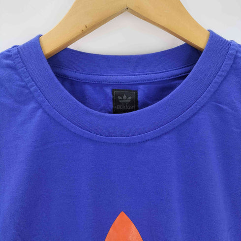アディダスオリジナルス adidas Originals 00s 黒タグ 両面トレフォイルロゴ ラバープリント クルーネック Tシャツ メンズ JPN:L