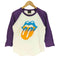 ウォールオブフェイム wall of fame Lips And Tongue リップスアンドタン ロゴ 両面プリント ラグランスリーブ L/S クルーネック Tシャツ コピーライト 2004年製 レディース import:M