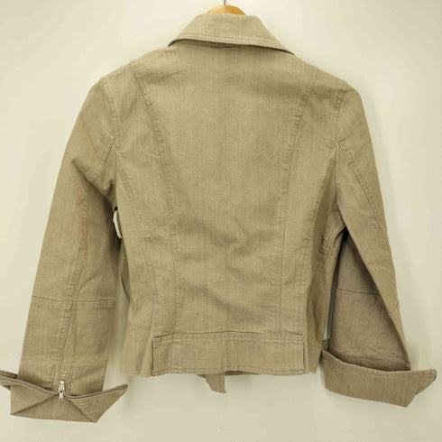 ダーマコレクション DAMA collection ストレッチ コットン ダブル ライダース ジャケット レディース JPN:M