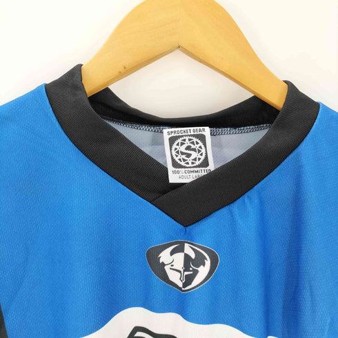 THOR USA製 企業ロゴ レーシングシャツ モトクロスシャツ メンズ import:L