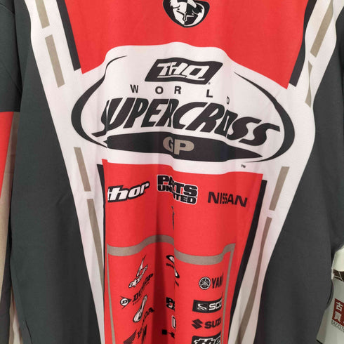THOR USA製 企業ロゴ レーシングシャツ モトクロスシャツ メンズ import:XL
