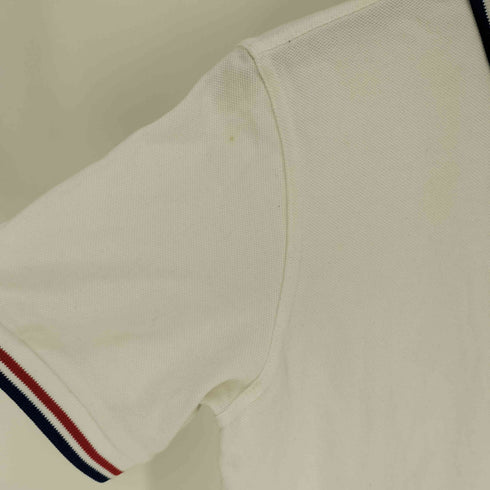 フレッドペリー FRED PERRY 英国製 ロゴ刺繍 リブライン S/S ポロシャツ メンズ 36