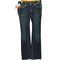 MISS ME JEANS ステッチ クロス リベット ローライズ ブーツカット デニム パンツ Y2K レディース 26