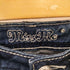 MISS ME JEANS ステッチ クロス リベット ローライズ ブーツカット デニム パンツ Y2K レディース 26