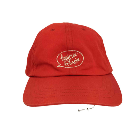 ボンジュールレコーズ bonjour records LOGO CAP レディース