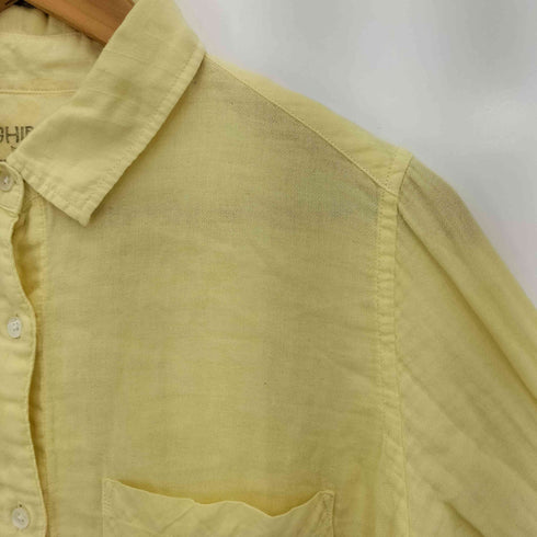 ヤヌーク YANUK Y-SHIRT ダブルガーゼ コットンシャツ レディース JPN:S
