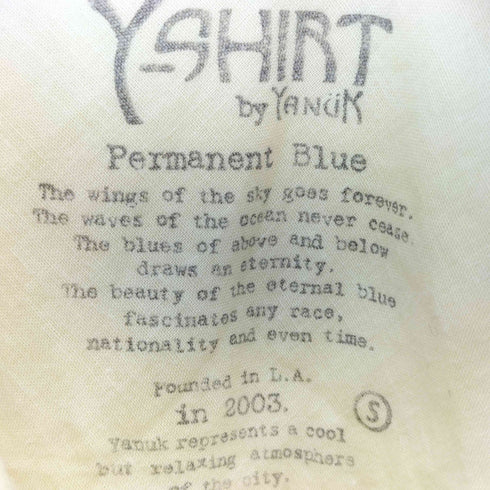 ヤヌーク YANUK Y-SHIRT ダブルガーゼ コットンシャツ レディース JPN:S