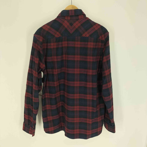 フレッドペリー FRED PERRY ロゴ 刺繍 マドラスチェック B.D L/S シャツ メンズ import:M