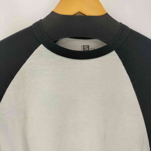 ヴォルコム VOLCOM USA製 バックプリント 7分丈 ラグラン Tシャツ レディース import:S