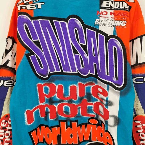 SINISALO レーシングシャツ モトクロスシャツ メンズ import:L