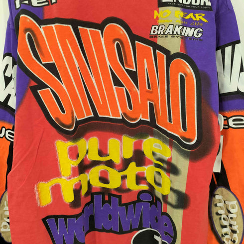 SINISALO レーシングシャツ モトクロスシャツ メンズ import:L