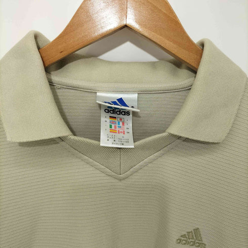 アディダス adidas 00S 万国旗タグ 鹿の子 袖切替 S/S ポロシャツ メンズ O
