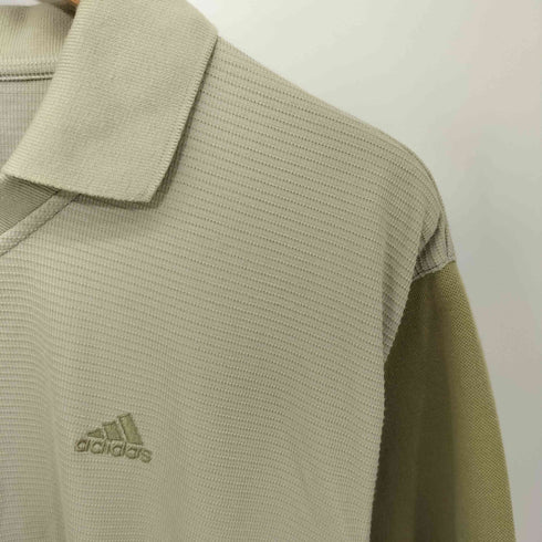 アディダス adidas 00S 万国旗タグ 鹿の子 袖切替 S/S ポロシャツ メンズ O