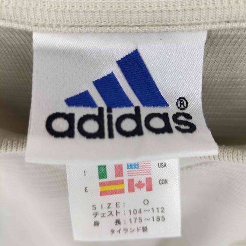 アディダス adidas 00S 万国旗タグ 鹿の子 袖切替 S/S ポロシャツ メンズ O