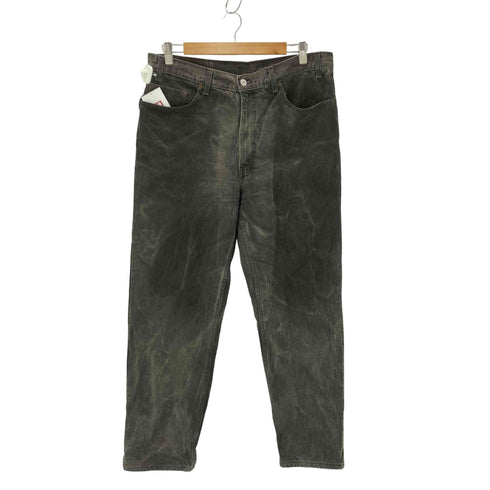 リーバイス Levis 505 刻印378 先染 ブラック デニムパンツ メンズ 38 32