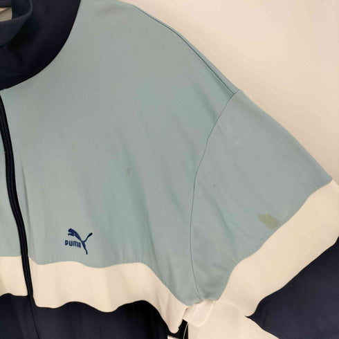 プーマ PUMA 70-80S イタリア製 三角タグ フロッキー プリント バイカラー トラック ジャケット ジャージ メンズ 7