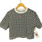 ナイキ NIKE 千鳥柄 センタースウォッシュ クロップド丈 S/S Tシャツ レディース import:M