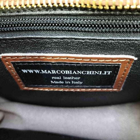 マルコビアンチーニ MARCO BIANCHINI イタリア製 タッセルストラップ レザー ショルダーバッグ レディース