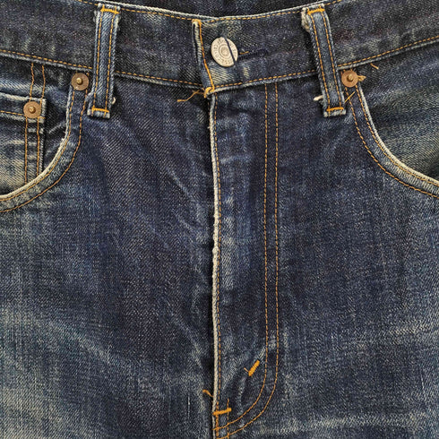 リーバイス Levis 80S 89年製 ボタン裏J22 日本製 赤耳 BIGE 502 メンズ 32/34