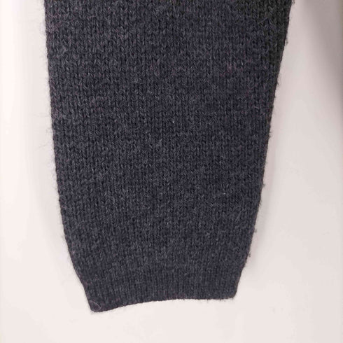ザラ ZARA 金ボタン ウール混 ミックスファブリック カーディガン レディース import:M