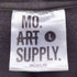 mo. art supply 袖切替 プリント プルオーバーパーカー メンズ JPN:L