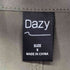 デイジー DAZY クロップドミリタリージャケット レディース import:S