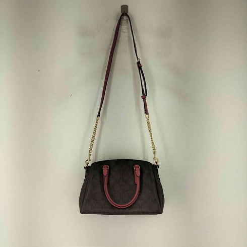 コーチ COACH シグネチャー ミニ セージ キャリーオール 2WAYバッグ レディース