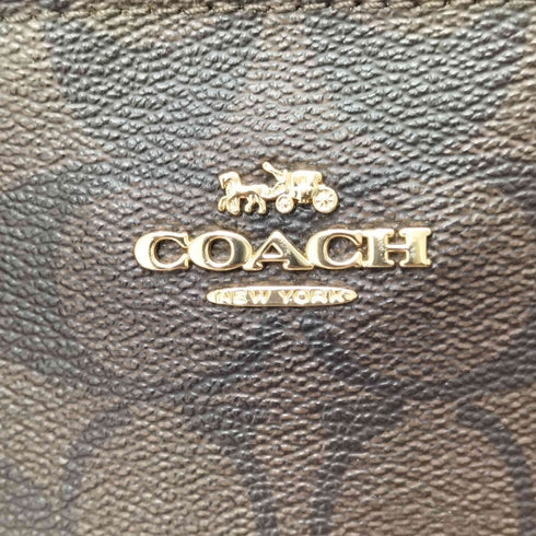コーチ COACH シグネチャー ミニ セージ キャリーオール 2WAYバッグ レディース