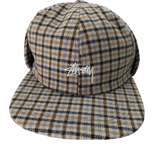ステューシー Stussy Wool Plaid Flap Cap メンズ S/M